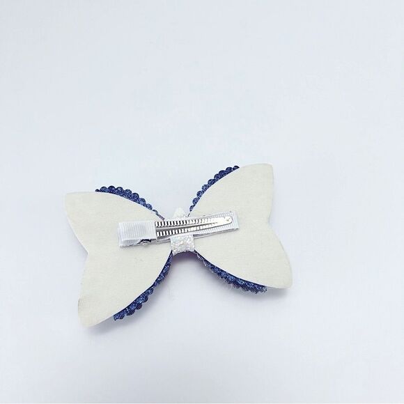 4th of July Baby Girl 4” Bow Headband 2 in 1 Interchangeable Nylon USA Patriotic - Picture 2 of 7